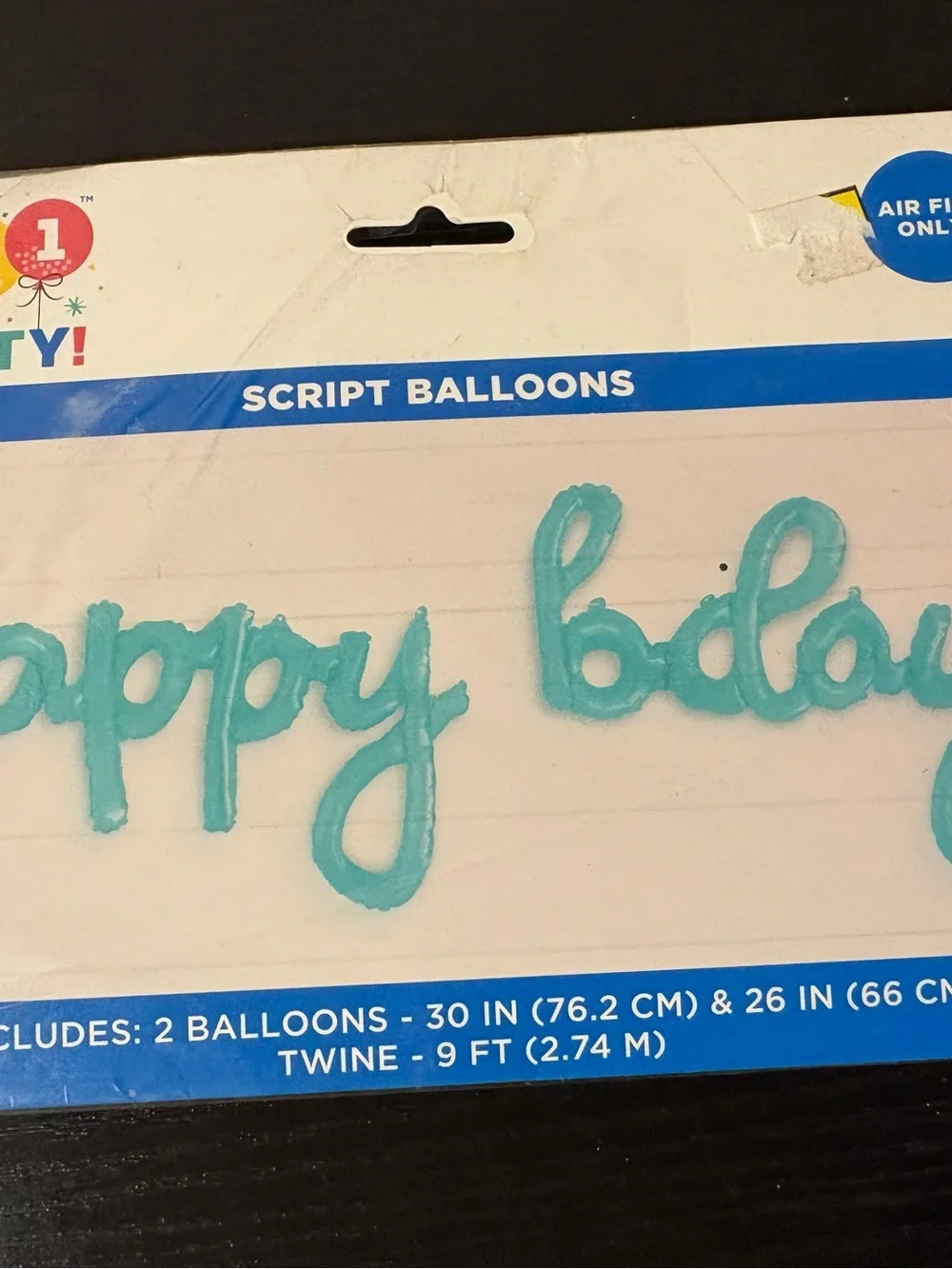 Birthday Decoration Bundle Script Balloons Party Kit Set